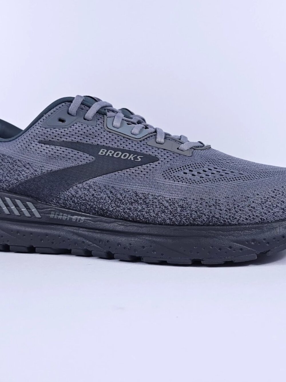 Brooks Beast GTS 24 Mens 13 Wide Stability Support Road Running Shoes Gray